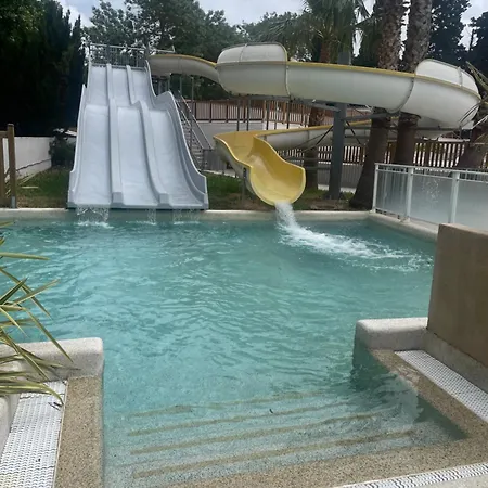 Camping Mobilhome Ligaropa Climatisé 3 Ch 6 Pers Des 7 Fonts Agde