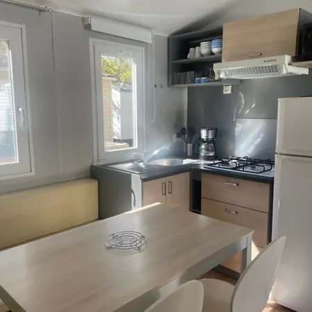 Camping Mobilhome Ligaropa Climatisé 3 Ch 6 Pers Des 7 Fonts